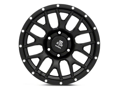 Mammoth Beadlock Mesh Matte Black 6-Lug Wheel; 17x9; 18mm Offset (09-14 F-150)