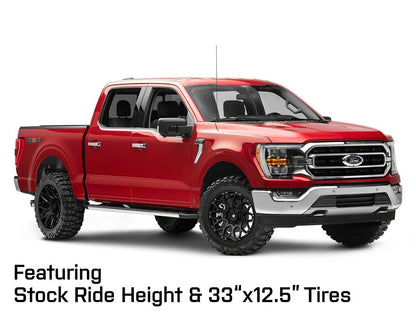 Mammoth Vex Satin Black Machined 6-Lug Wheel; 20x9; -6mm Offset (21-25 F-150)