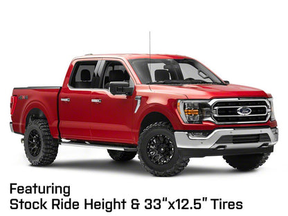 Mammoth Vex Satin Black Machined 6-Lug Wheel; 17x9; -6mm Offset (21-25 F-150)