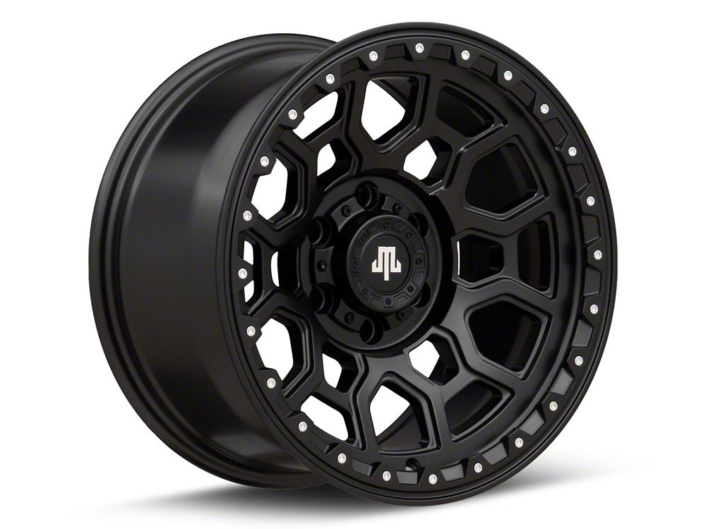 Mammoth Hunter Satin Black 6-Lug Wheel; 17x9; -6mm Offset (04-08 F-150)