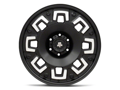Mammoth Boss Satin Black Machined 6-Lug Wheel; 20x9; -6mm Offset (04-08 F-150)