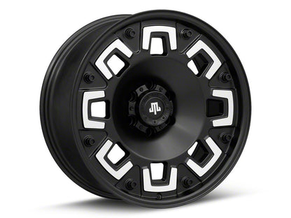 Mammoth Boss Satin Black Machined 6-Lug Wheel; 20x9; -6mm Offset (09-14 F-150)
