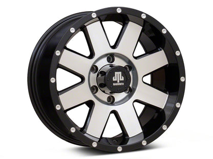 Mammoth Deep Roller Gloss Black Machined 6-Lug Wheel; 17x9; 18mm Offset (04-08 F-150)