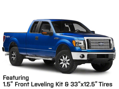 Mammoth Deep Roller Gloss Black Machined 6-Lug Wheel; 17x9; 18mm Offset (09-14 F-150)