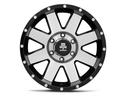 Mammoth Deep Roller Gloss Black Machined 6-Lug Wheel; 17x9; 18mm Offset (21-25 F-150)