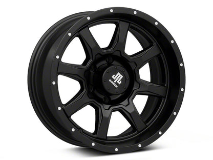 Mammoth High Roller Gloss Black 6-Lug Wheel; 17x9; -12mm Offset (15-20 F-150)