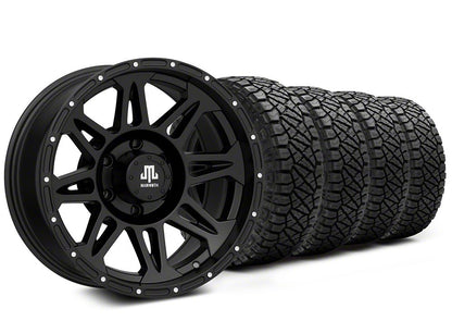 18x9 Mammoth Split 8 & 33in NITTO All-Terrain Ridge Grappler A/T Tire Package (15-20 F-150)