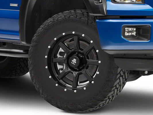 Mammoth High Roller Gloss Black 6-Lug Wheel; 18x9; -6mm Offset (15-20 F-150)