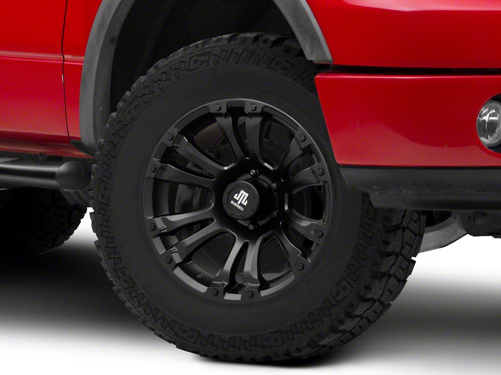 Mammoth Rims Mammoth Madness Matte Black 6-Lug Wheel; 18x9; -6mm Offset (04-08 F-15 ...