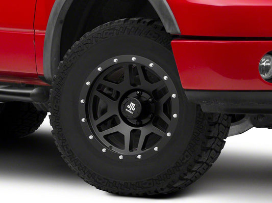 Mammoth Split 6 Beadlock Matte Black 6-Lug Wheel; 17x9; -6mm Offset (04-08 F-150)