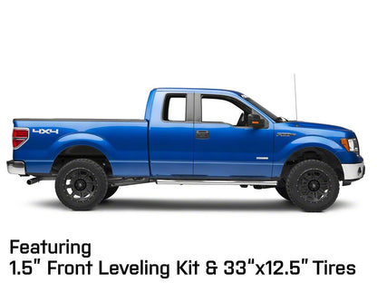 Mammoth Split 8 Beadlock Matte Black 6-Lug Wheel; 20x9; -6mm Offset (09-14 F-150)