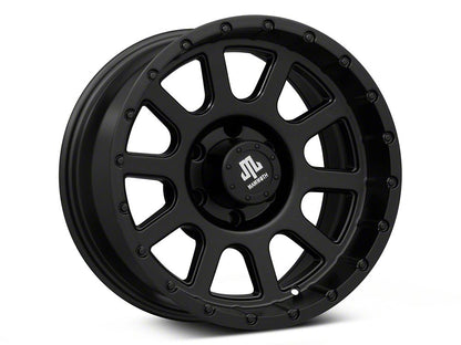 Mammoth 10 Hole Matte Black 6-Lug Wheel; 17x9; -6mm Offset (03-09 4Runner)