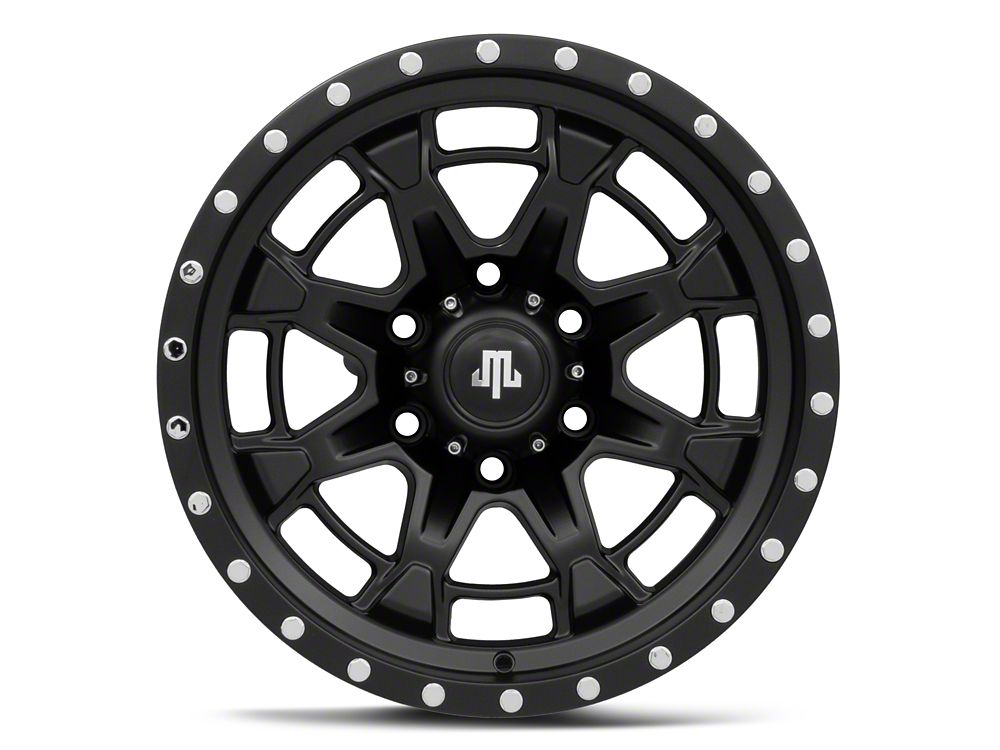 Mammoth Split 16 Satin Black 6-Lug Wheel; 17x9; -12mm Offset (03-09 4Runner)