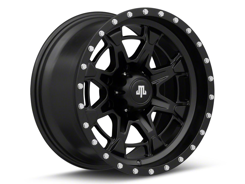 Mammoth Split 16 Satin Black 6-Lug Wheel; 17x9; -12mm Offset (03-09 4Runner)