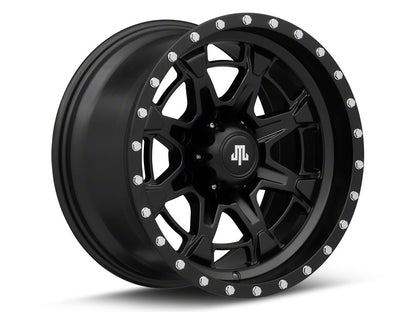 Mammoth Split 16 Satin Black 6-Lug Wheel; 17x9; -12mm Offset (03-09 4Runner)