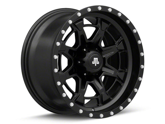Mammoth Split 16 Satin Black 6-Lug Wheel; 17x9; -12mm Offset (10-24 4Runner)