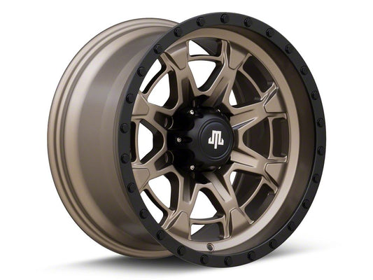 Mammoth Split 16 Satin Bronze 6-Lug Wheel; 17x9; -12mm Offset (10-24 4Runner)