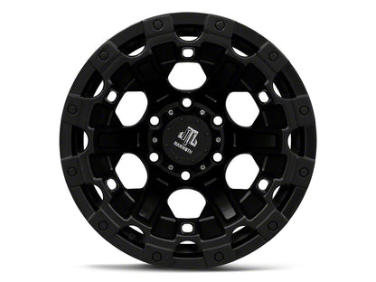 Mammoth Goliath Satin Black 6-Lug Wheel; 17x9.5; -18mm Offset (10-24 4Runner)