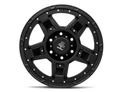 Mammoth Cliff Hanger Matte Black 6-Lug Wheel; 17x8.5; -6mm Offset (10-24 4Runner)