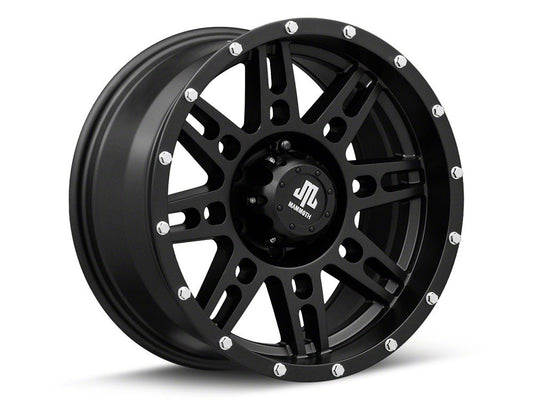 Mammoth Vader Beadlock Matte Black 6-Lug Wheel; 17x8.5; 0mm Offset (03-09 4Runner)