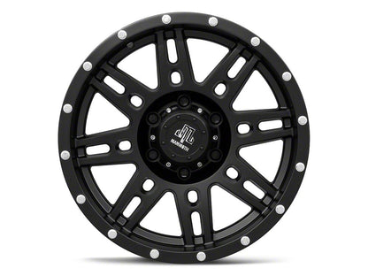 Mammoth Vader Beadlock Matte Black 6-Lug Wheel; 17x8.5; 0mm Offset (10-24 4Runner)