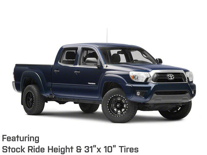 Mammoth Split 16 Satin Black 6-Lug Wheel; 17x9; -12mm Offset (05-15 Tacoma)