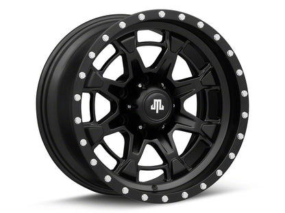 Mammoth Split 16 Satin Black 6-Lug Wheel; 17x9; -12mm Offset (16-23 Tacoma)