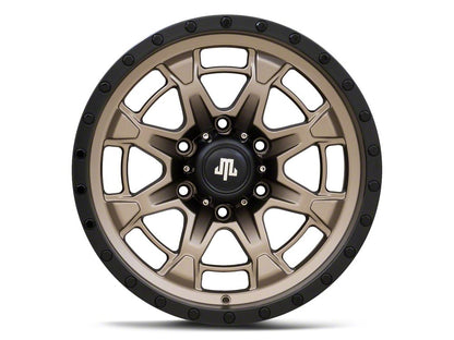 Mammoth Split 16 Satin Bronze 6-Lug Wheel; 17x9; -12mm Offset (05-15 Tacoma)