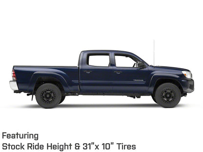 Mammoth Cliff Hanger Matte Black 6-Lug Wheel; 17x8.5; -6mm Offset (05-15 Tacoma)