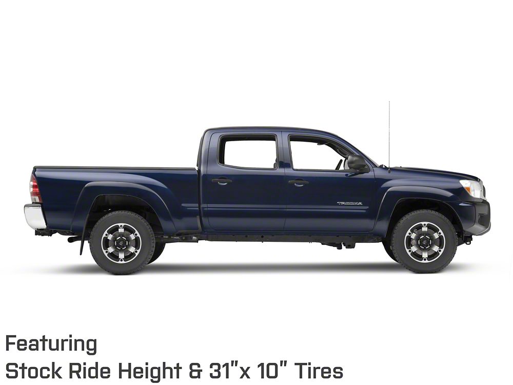 Mammoth Rogue Matte Black Machined 6-Lug Wheel; 17x8.5; 0mm Offset (05-15 Tacoma)