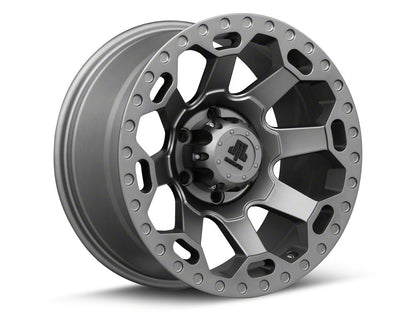 Mammoth Synister Charcoal 6-Lug Wheel; 17x8.5; 0mm Offset (16-23 Tacoma)