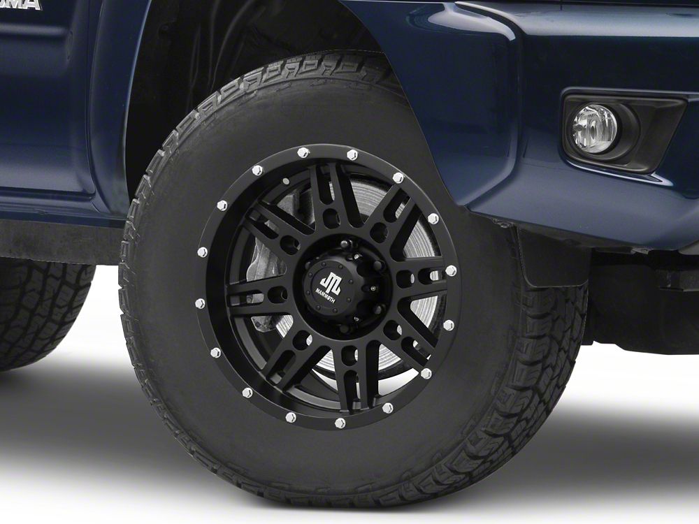 Mammoth Vader Beadlock Matte Black 6-Lug Wheel; 17x8.5; 0mm Offset (05-15 Tacoma)
