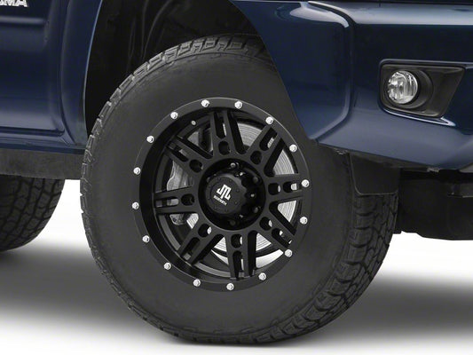 Mammoth Vader Beadlock Matte Black 6-Lug Wheel; 17x8.5; 0mm Offset (05-15 Tacoma)