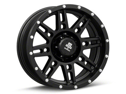 Mammoth Vader Beadlock Matte Black 6-Lug Wheel; 17x8.5; 0mm Offset (16-23 Tacoma)