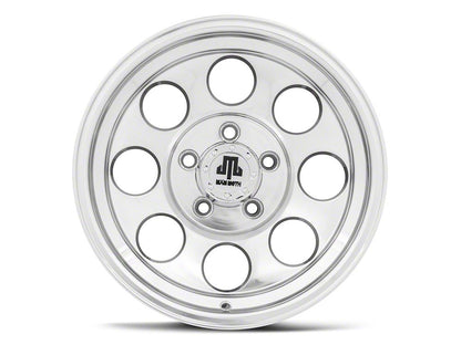 Mammoth 8 Aluminum Polished Wheel; 15x8; -19mm Offset (84-01 Jeep Cherokee XJ)