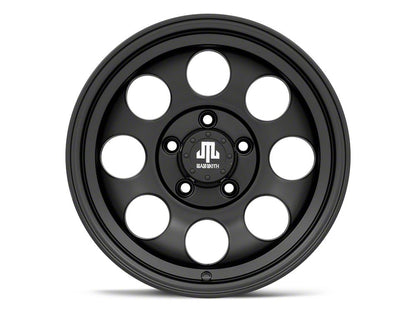 Mammoth 8 Matte Black Wheel; 15x8; -20mm Offset (84-01 Jeep Cherokee XJ)
