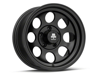 Mammoth 8 Matte Black Wheel; 15x8; -20mm Offset (84-01 Jeep Cherokee XJ)