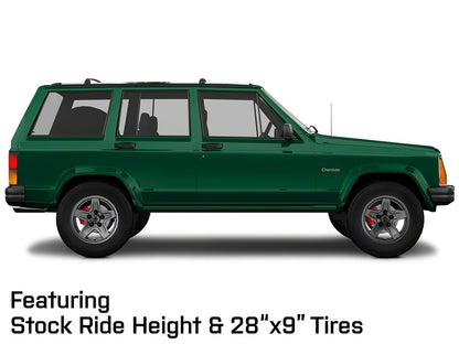 Mammoth Boulder Charcoal Wheel; 16x8; 0mm Offset (84-01 Jeep Cherokee XJ)