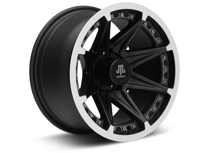 Mammoth Type 88 Black Wheel; 15x8; -19mm Offset (84-01 Jeep Cherokee XJ)
