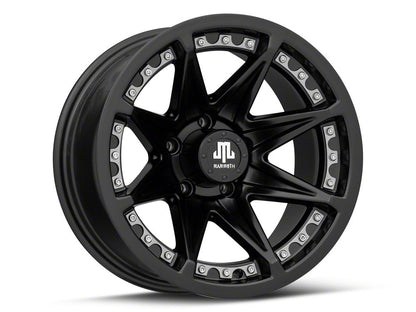 Mammoth Type 88 Matte Black Wheel; 15x8; -20mm Offset (84-01 Jeep Cherokee XJ)